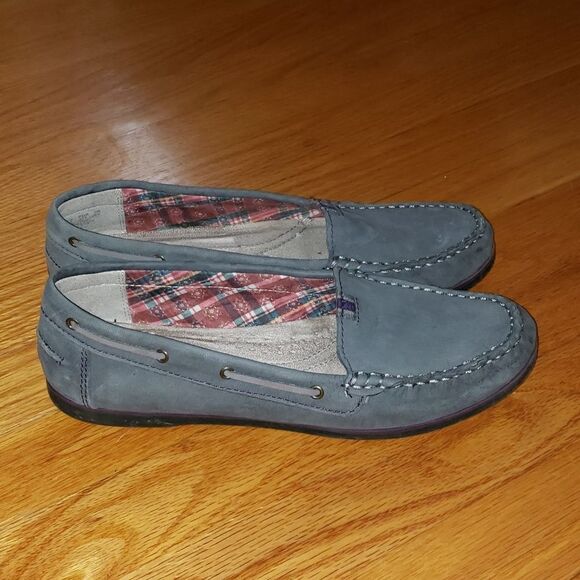 Naturalizer gray leather loafers - Picture 1 of 8